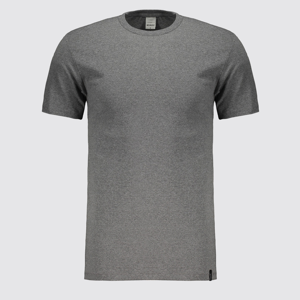 Camiseta Nicoboco Stretch Caccini Cinza Escuro