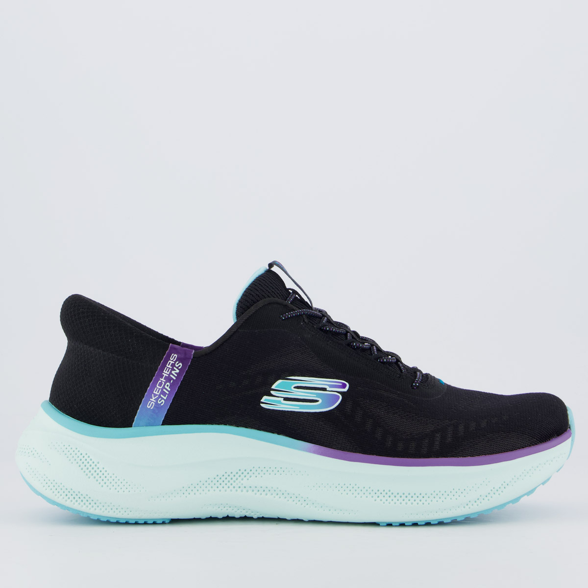 Tênis Skechers Cloud Plush Feminino Preto