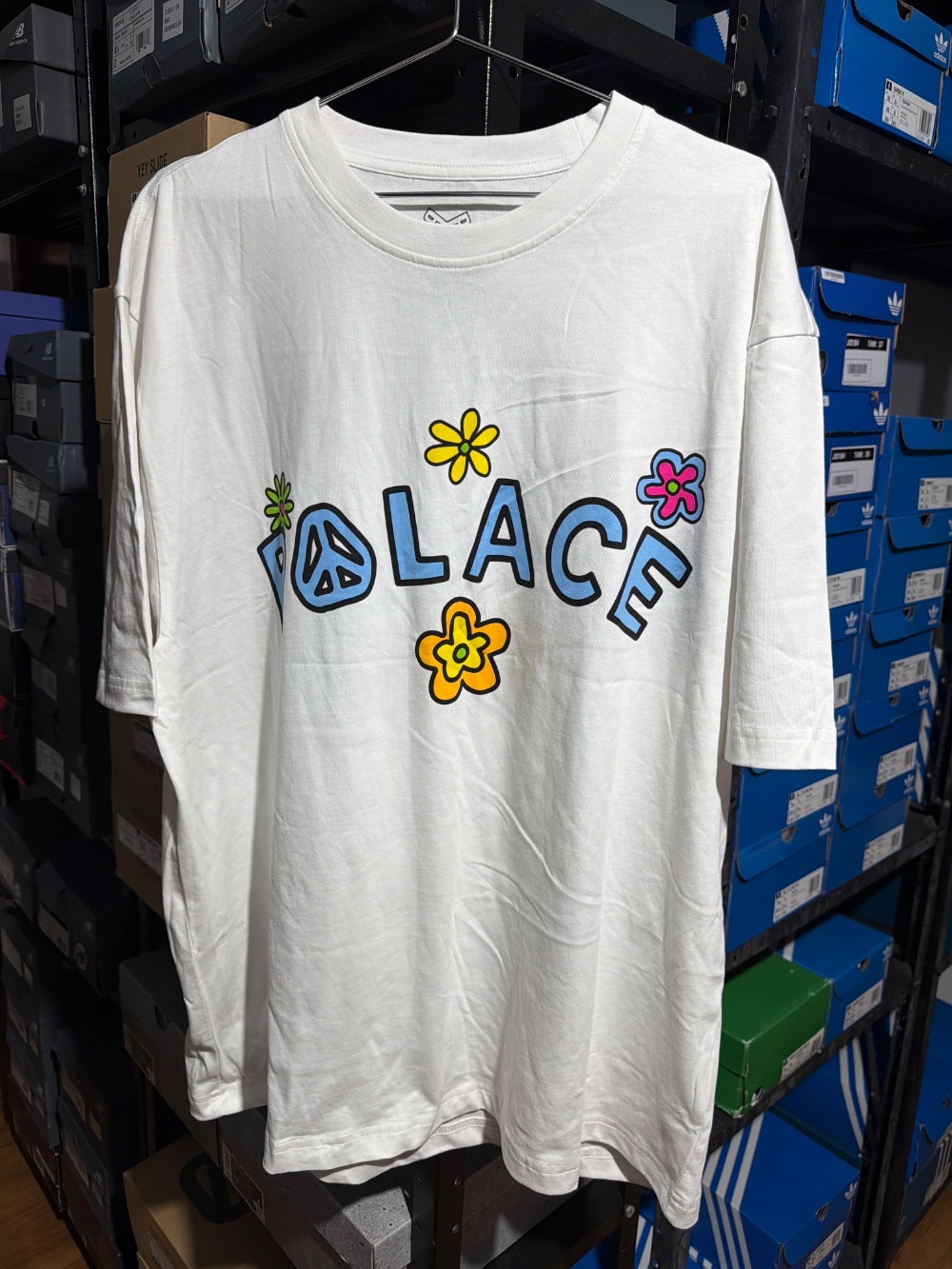 Camiseta Palace Me Myself And Tri White — XG, Novo