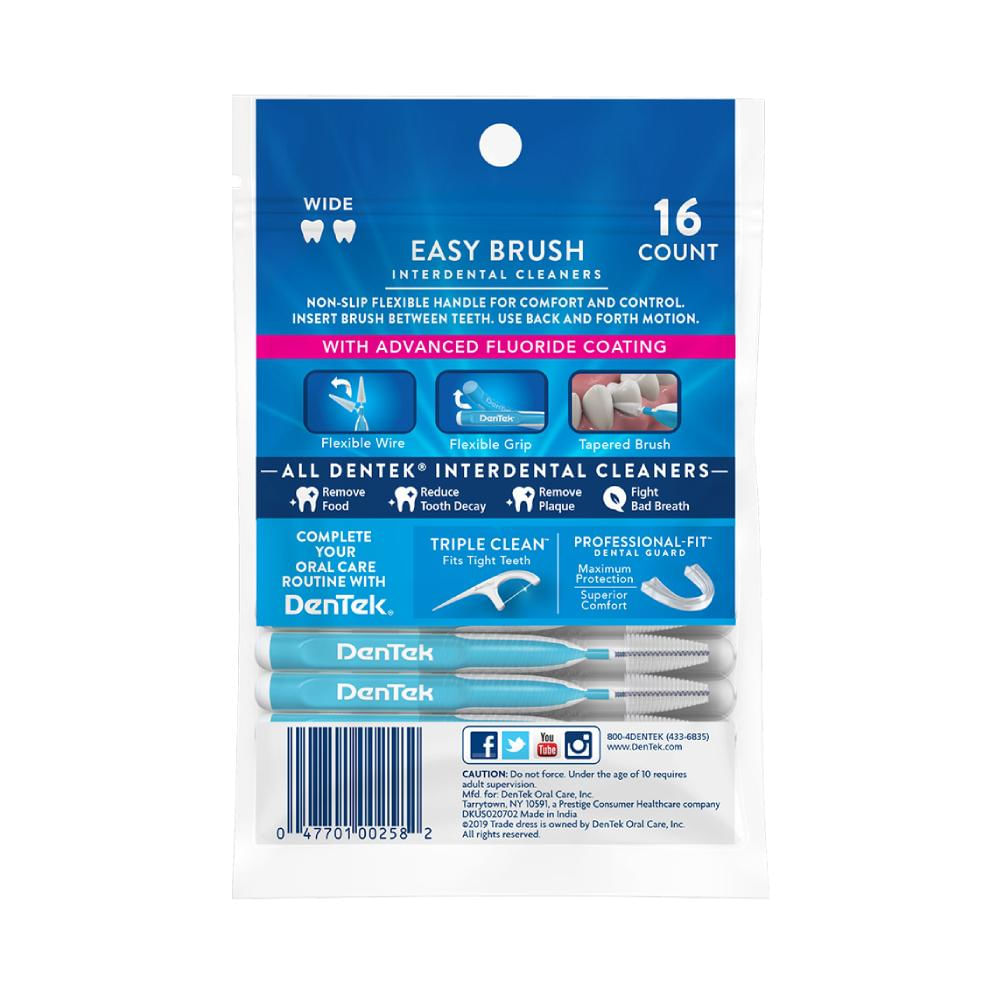 Foto 3 de Escova Interdental Dentek Easy Brush Grande 16un