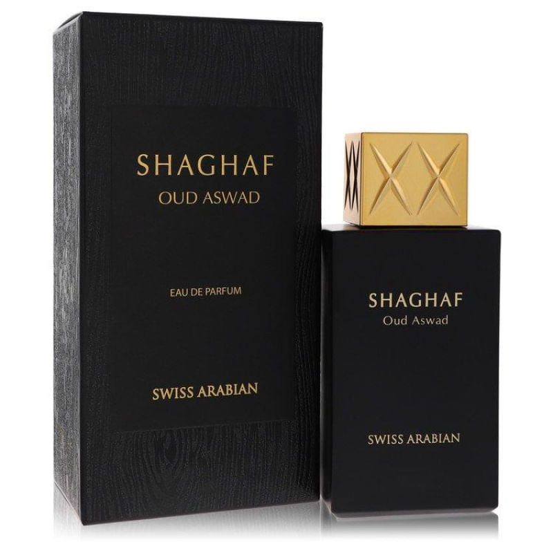 Perfume Shaghaf Oud Aswad 75 ML Eau De Parfum Spray Feminino