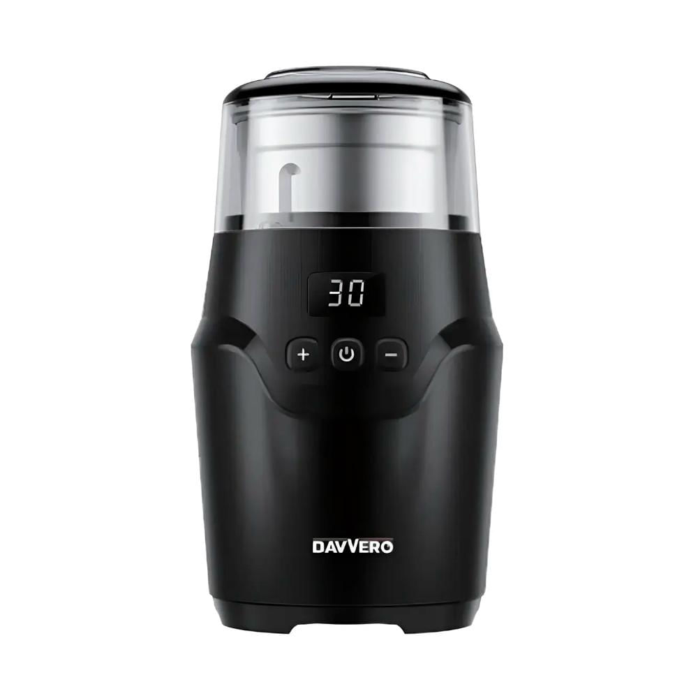 Moedor de Café Automático Davvero 220v Preto: Potência Silenciosa e Precisão