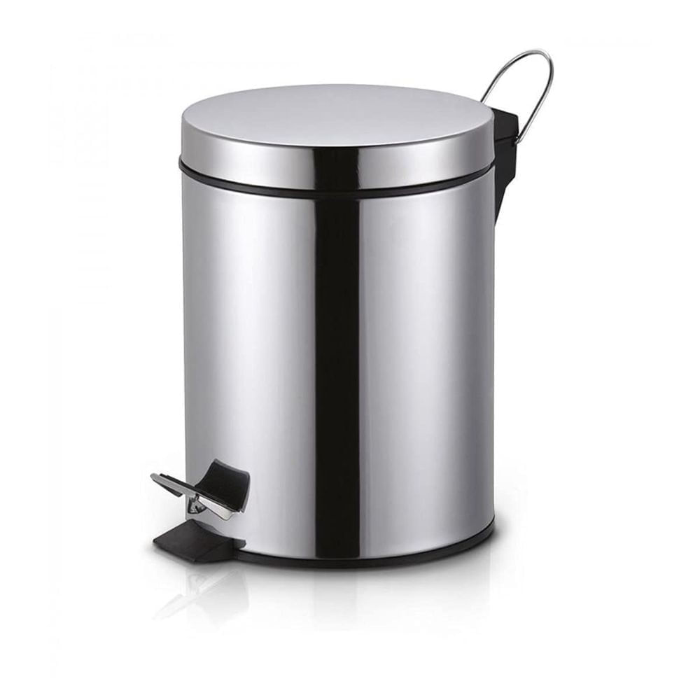 Lixeira de Inox com Pedal 3 Litros Coisas e Coisinhas