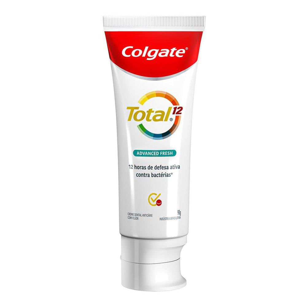 Foto 4 de Creme Dental Colgate Total 12 Advanced Fresh 90g
