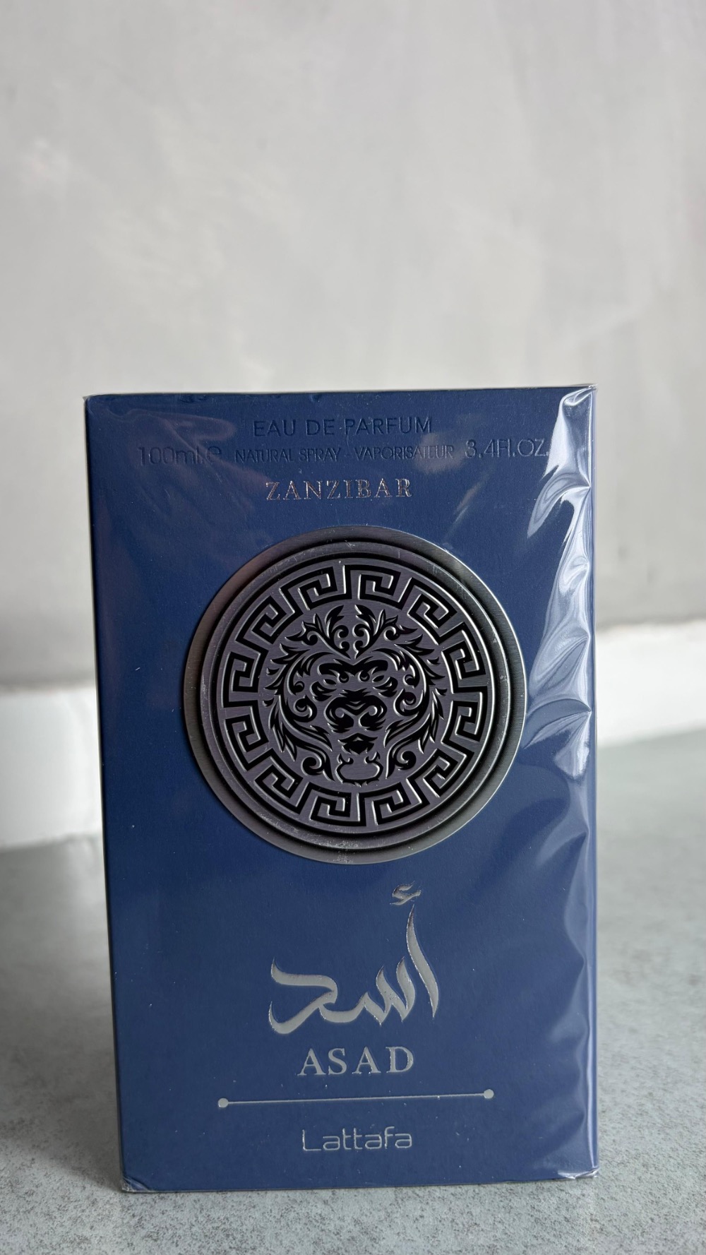 Perfume Lattafa Asad Zanzibar Navy Eau de Parfum 100 ml — único, Novo