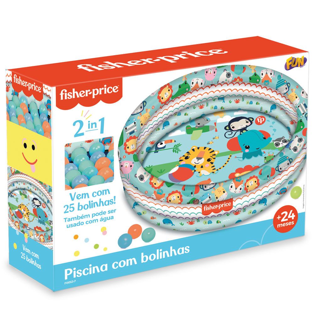 Foto 4 de Fisher Price Piscina Inflável Com 25 Bolinhas - Fun Divirta-se