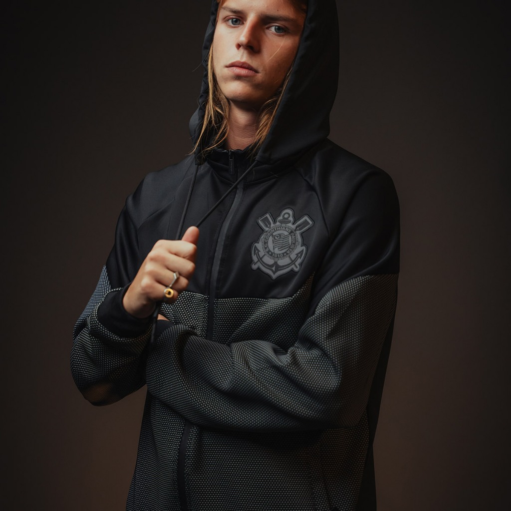 Jaqueta Corinthians Rajada Masculina Oficial
