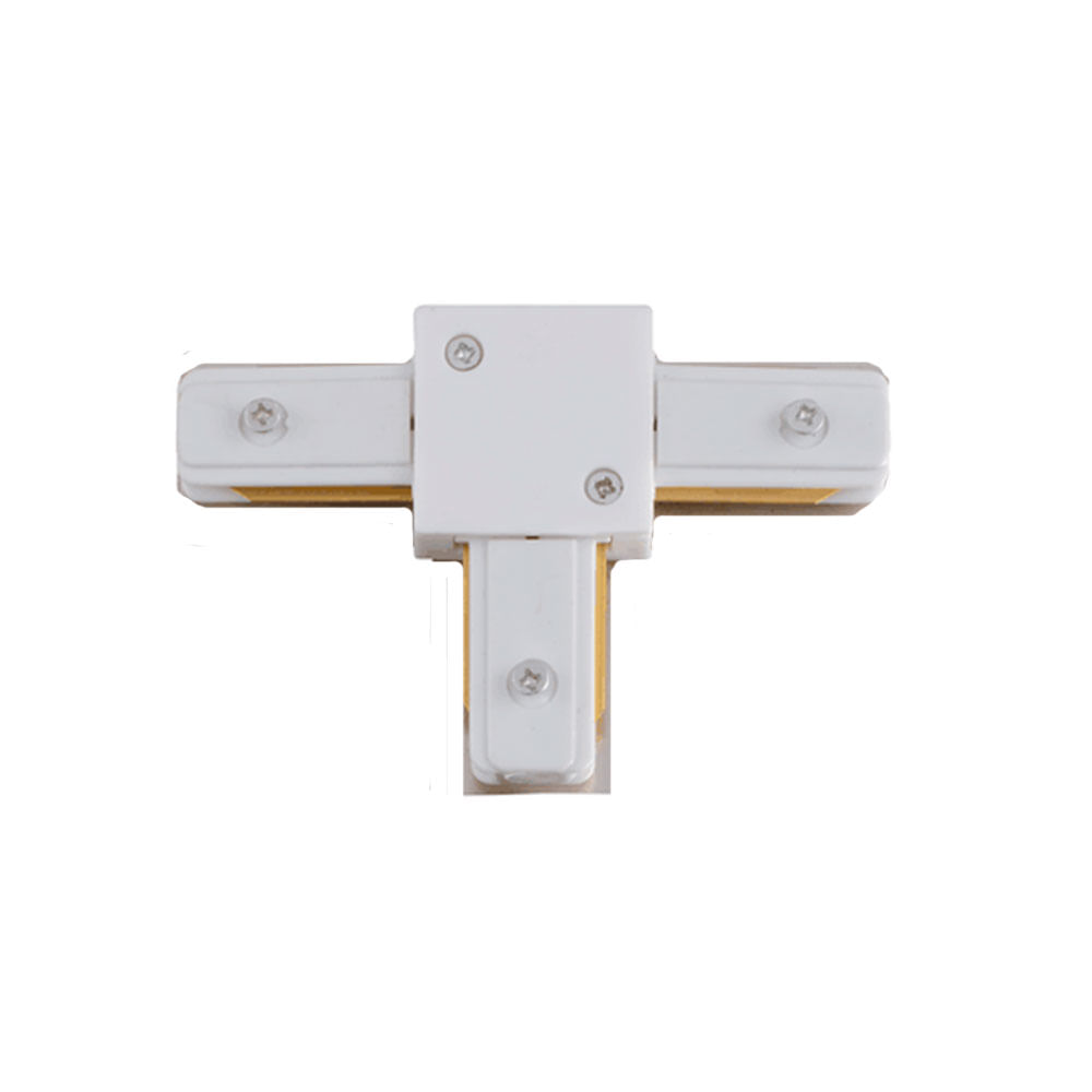 Conector em T para trilho eletrificado branco Quality