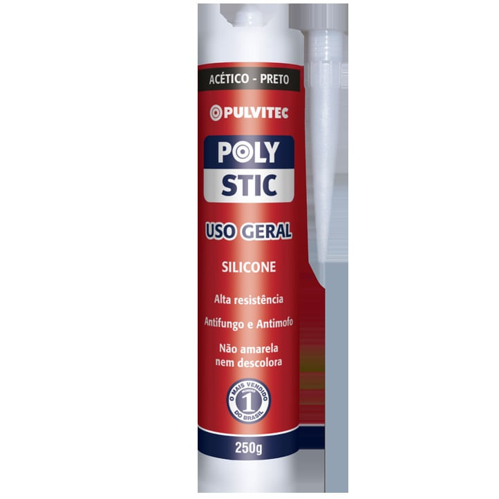 Polystic Uso Geral Preto 250g Pulvitec