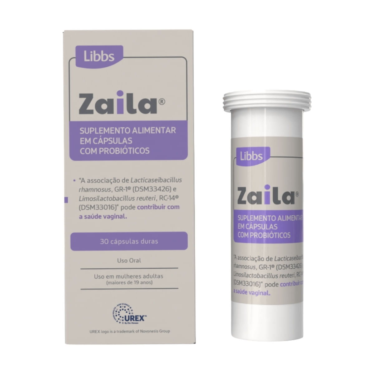 Suplemento Alimentar Zaila com 30 Cápsulas
