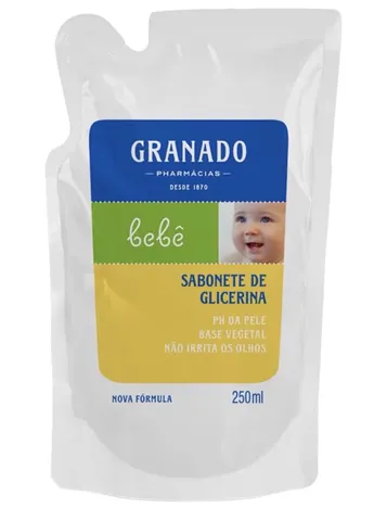 Granado Refil Sabonete Líquido Bebê, Tradicional, 250ml