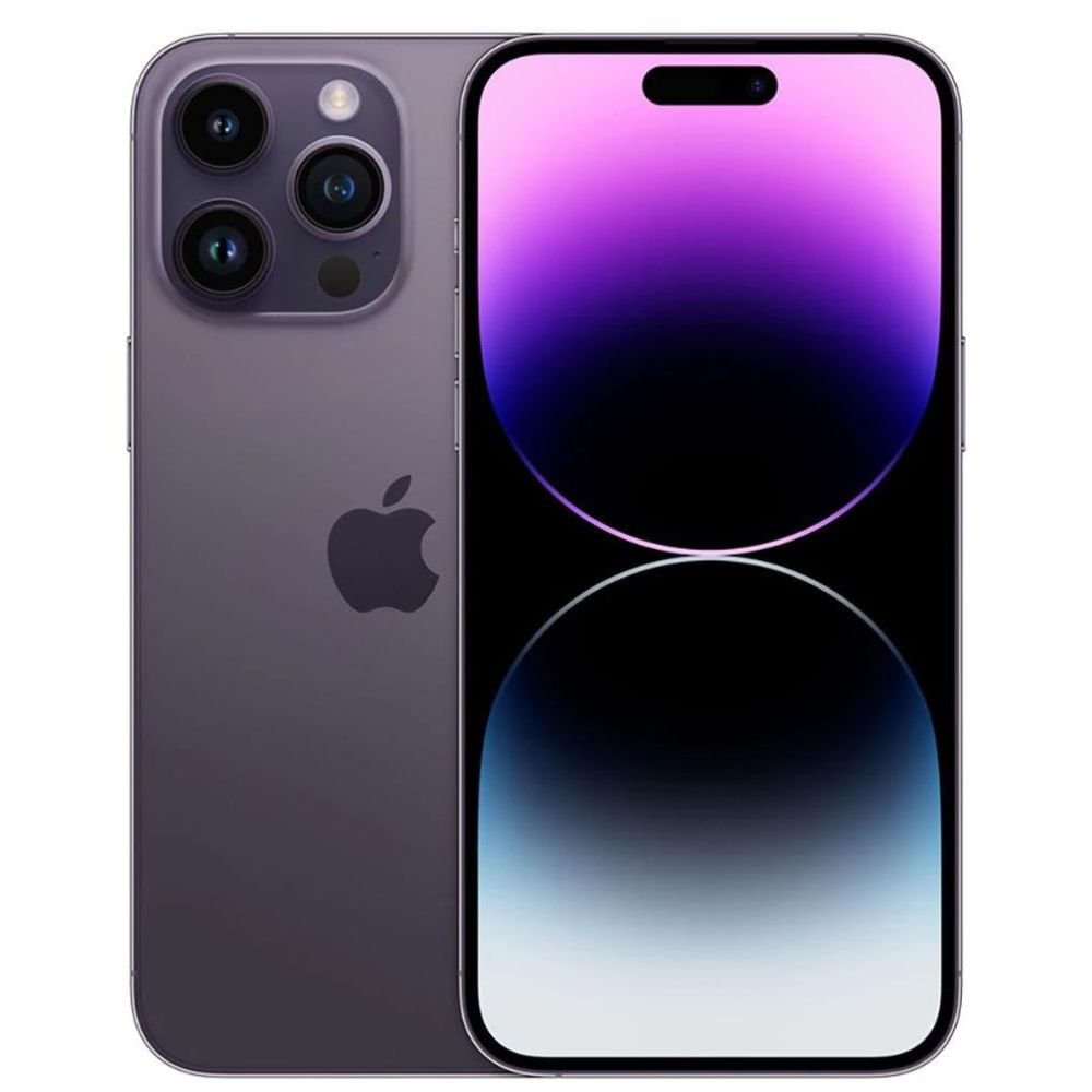 Seminovo: iPhone 14 Pro 128GB com 6GB RAM e Tela OLED 6,1" Roxo Profundo Muito Bom