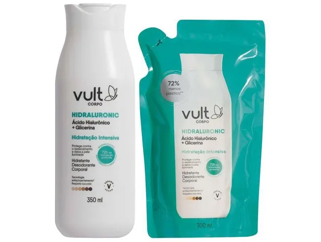 Kit Vult Hidratante Corporal + Refil 300ml