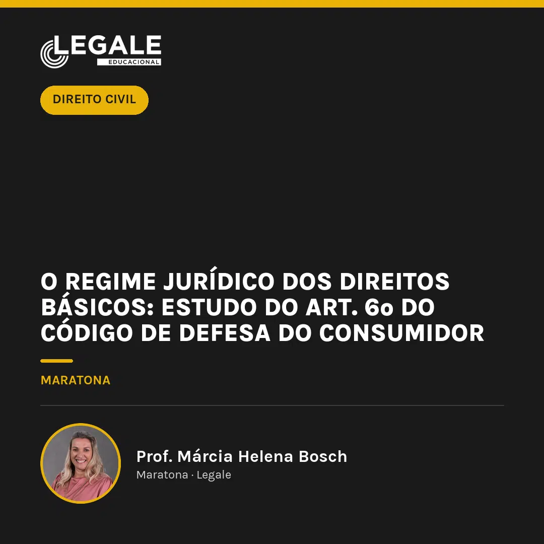 O Regime Jurídico dos Direitos Básicos: Estudo do Art. 6º do Código de Defesa do Consumidor