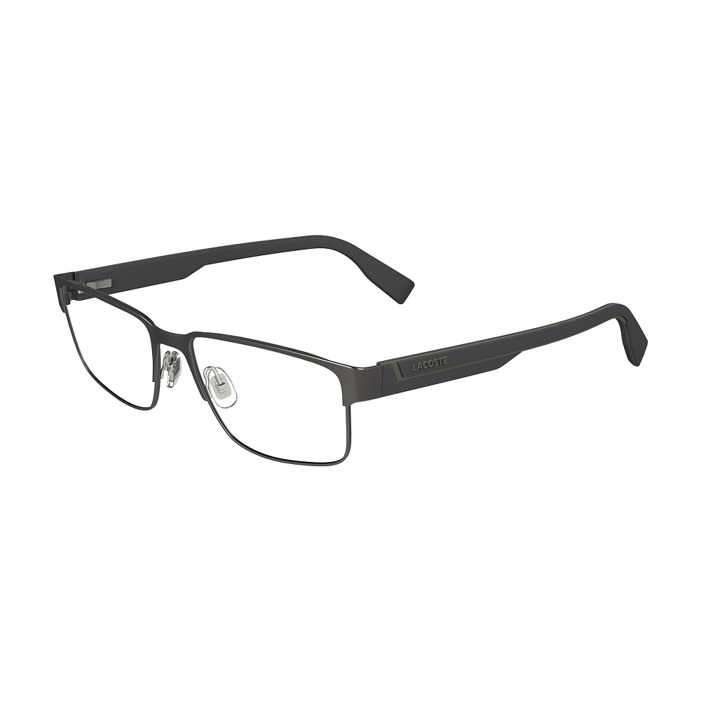 Armação para Óculos de Grau Masculino Lacoste L2298 Grafite Escuro Fosco