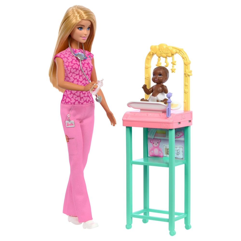 Foto 2 de Barbie Profissões Conjunto Pediatra - Mattel