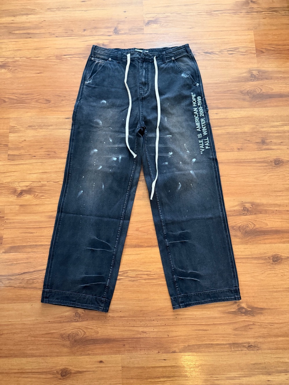 Calça Vale Lives Forever American Hope Painters Black — 40, Novo