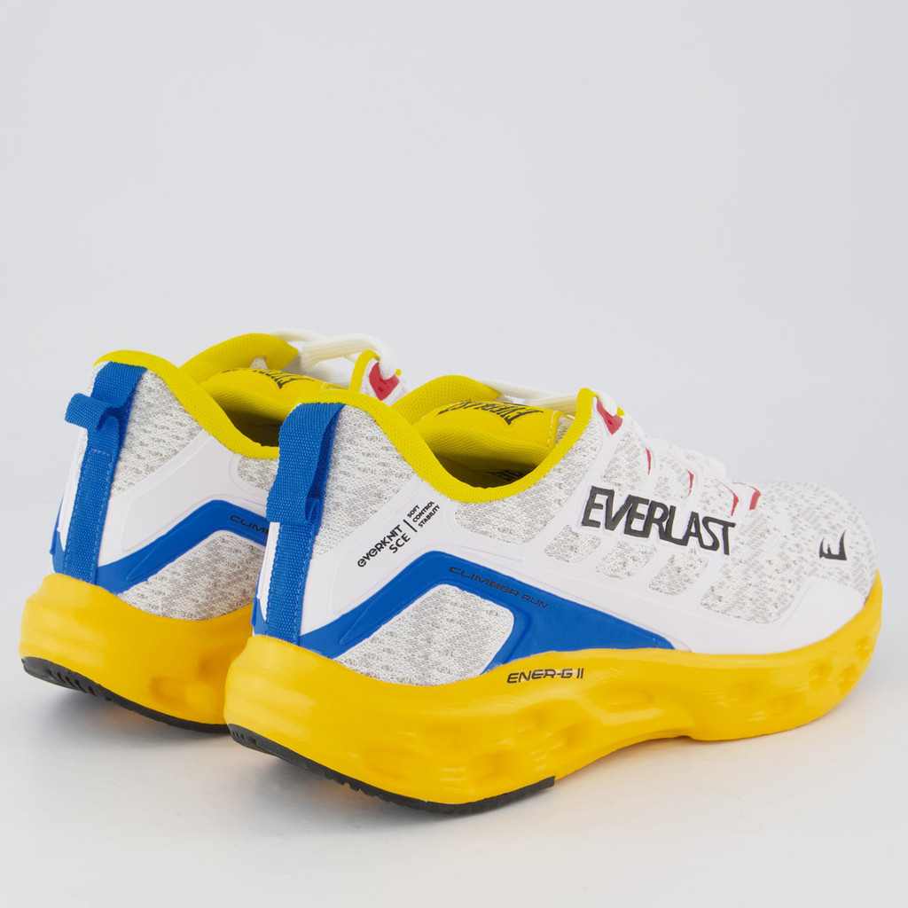 Foto 2 de Tênis Everlast Climber Run Feminino Branco e Amarelo
