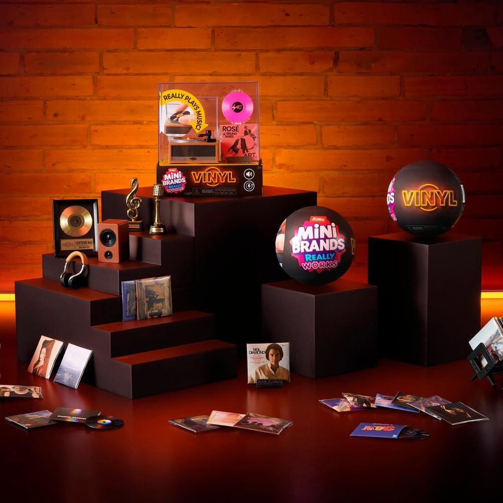 Foto 5 de Playset Toca-Discos Mini Brands Really Works Vinyl