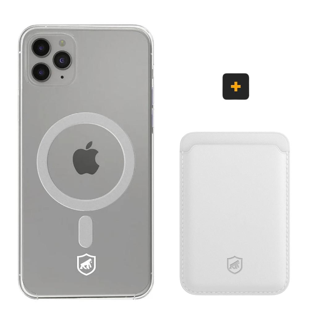 Kit Magsafe - Capa case capinha e Carteira para iPhone 11 Pro Max - Gshield