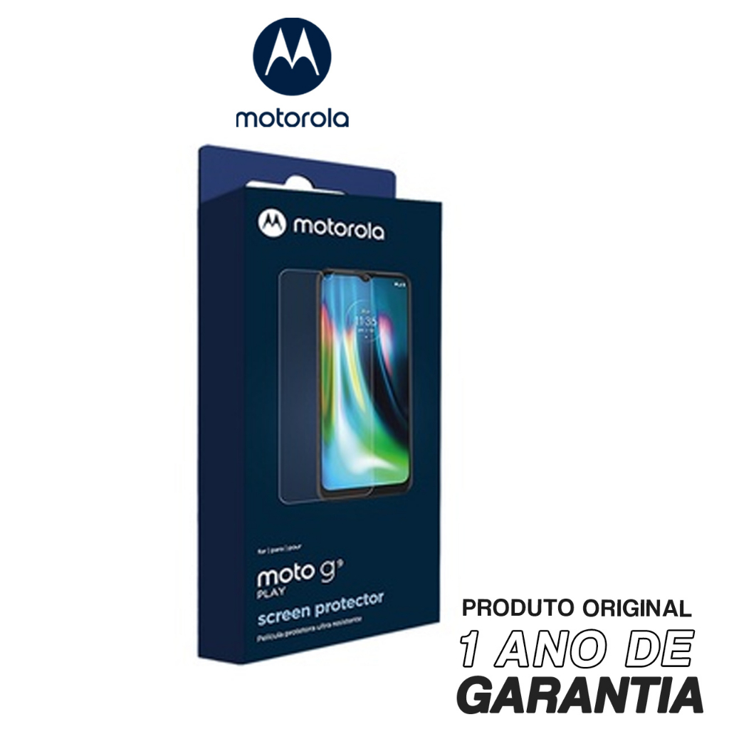 Película De Vidro Moto G9 Play Motorola Original Antibacteriana