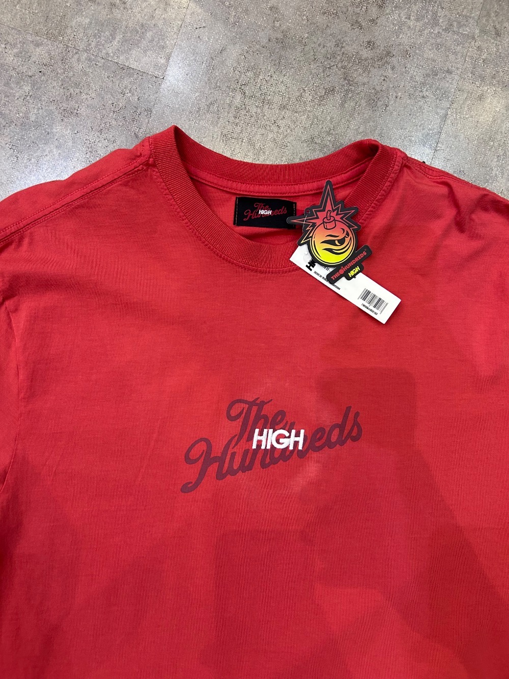The Hundreds x High Company Camiseta Logo Rust — PP / P / M / G / XG / XXG, Novo