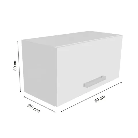Armário Basculante Multiuso 60CM Branco