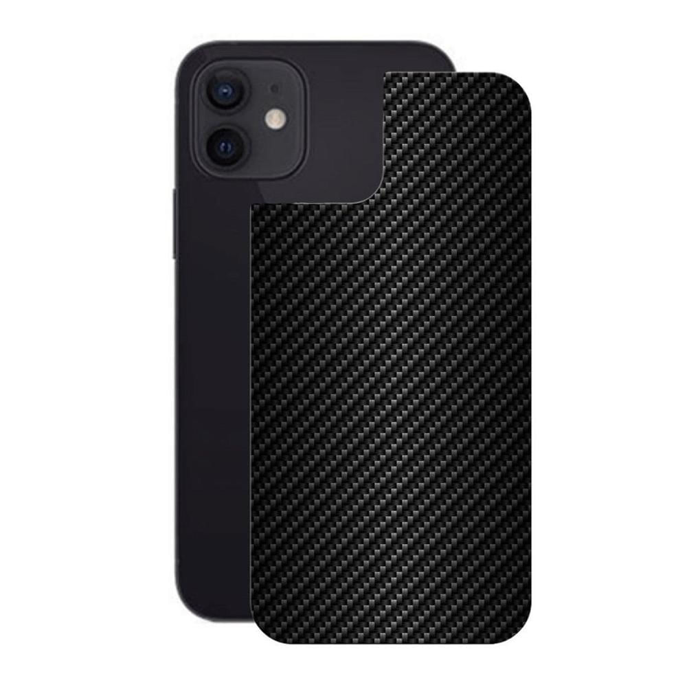 Película iPhone 12 - Traseira Fibra Carbono Preta- Gshield