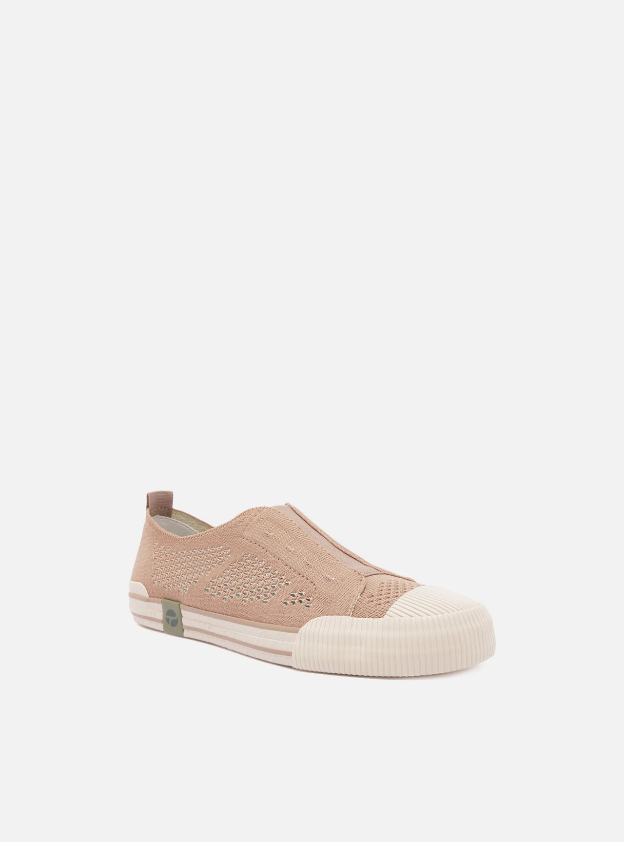 Foto 2 de Tênis Slip On Rosa Knit Elástico Alme