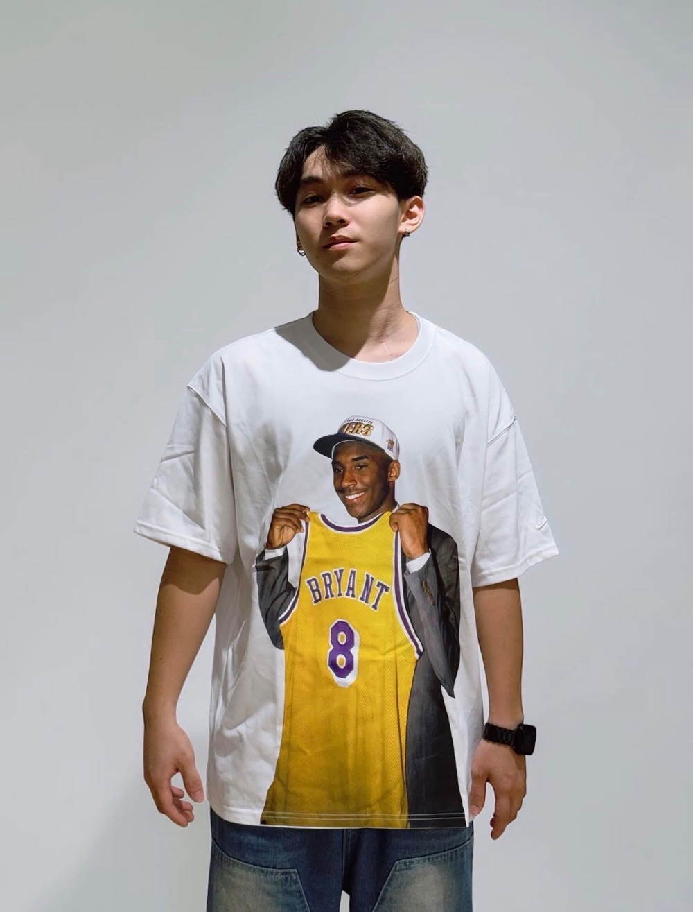 Camiseta Nike Kobe Bryant M90 White — G, Novo