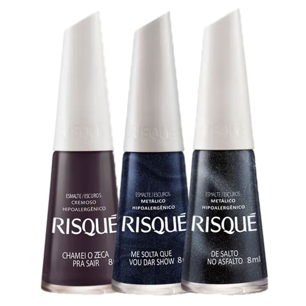 Risqué Coleção Escuros Kit - Esmaltes — Kit