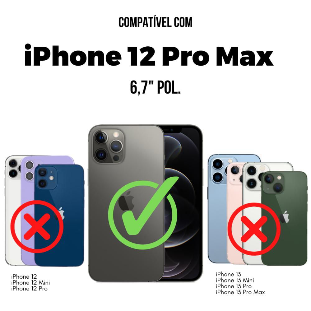 Foto 2 de Película Defender Glass para iPhone 12 Pro Max - Preta - Gshield