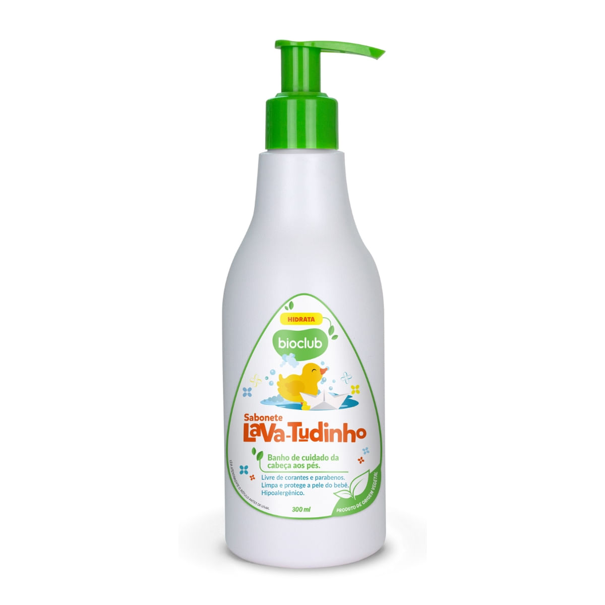 SABONETE LIQUIDO INFANTIL 300ML LAVA TUDINHO VEGANO