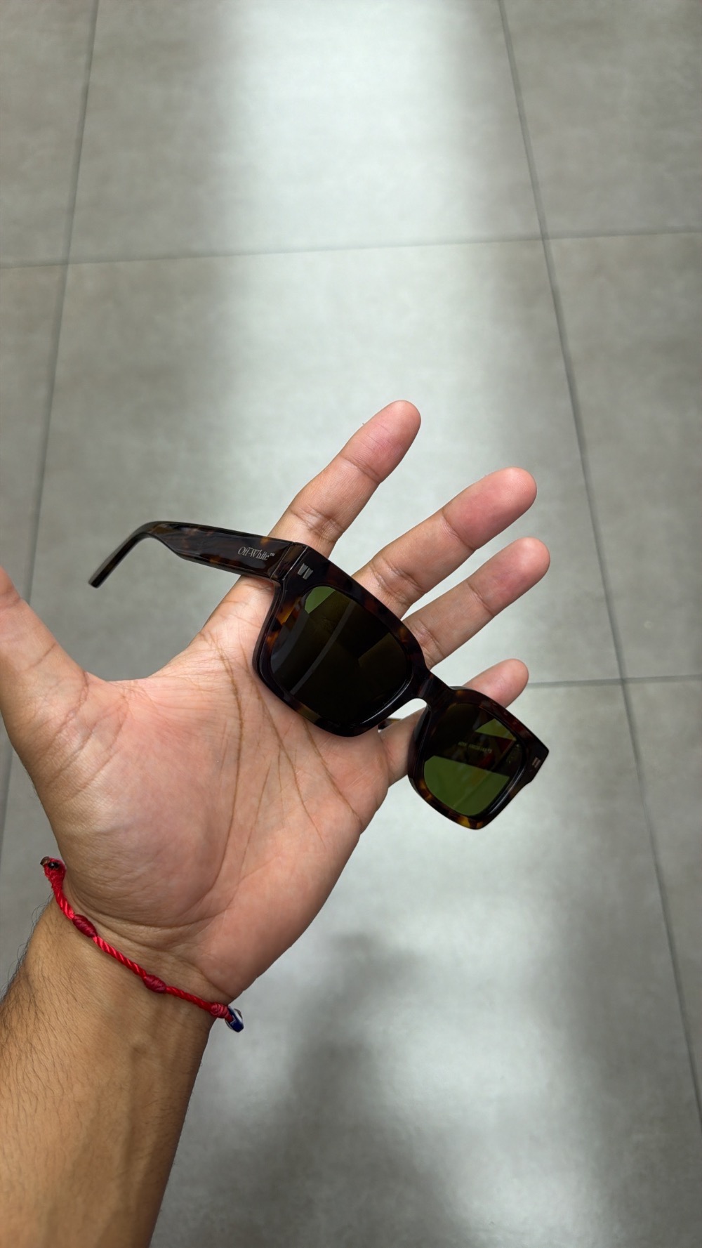 Óculos Off-White Midland Havana Green — Único, Novo
