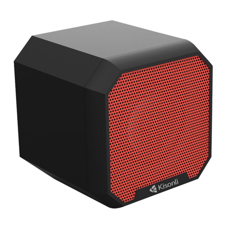 Foto 3 de Caixa de Som Kisonli EchoCore i550, 6W, USB, Vermelho, ECC-I550-RD19