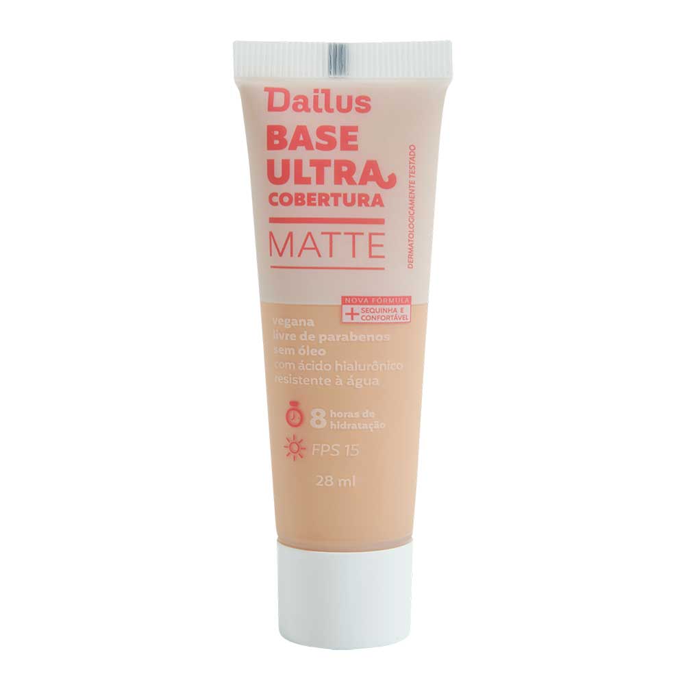 Base Matte Dailus Ultra Cobertura — D4 Claro