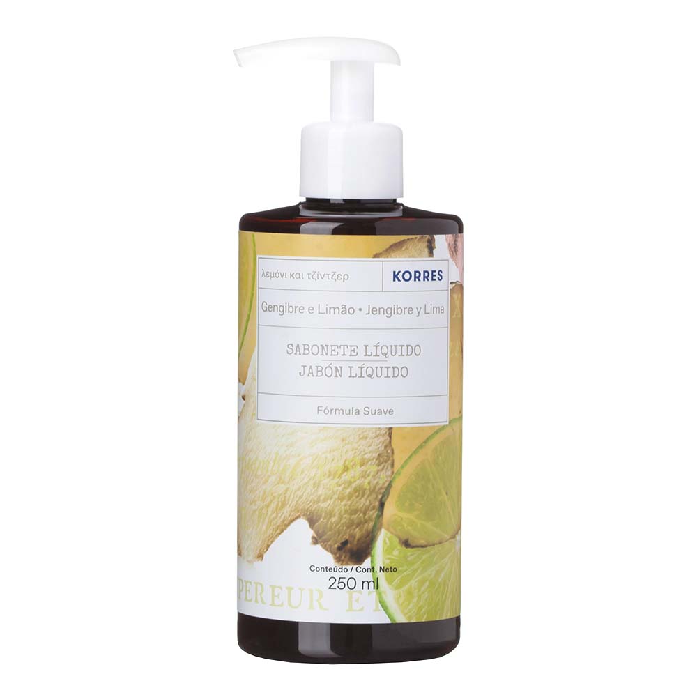 Sabonete Líquido Korres – Gengibre e Lima — 250ml