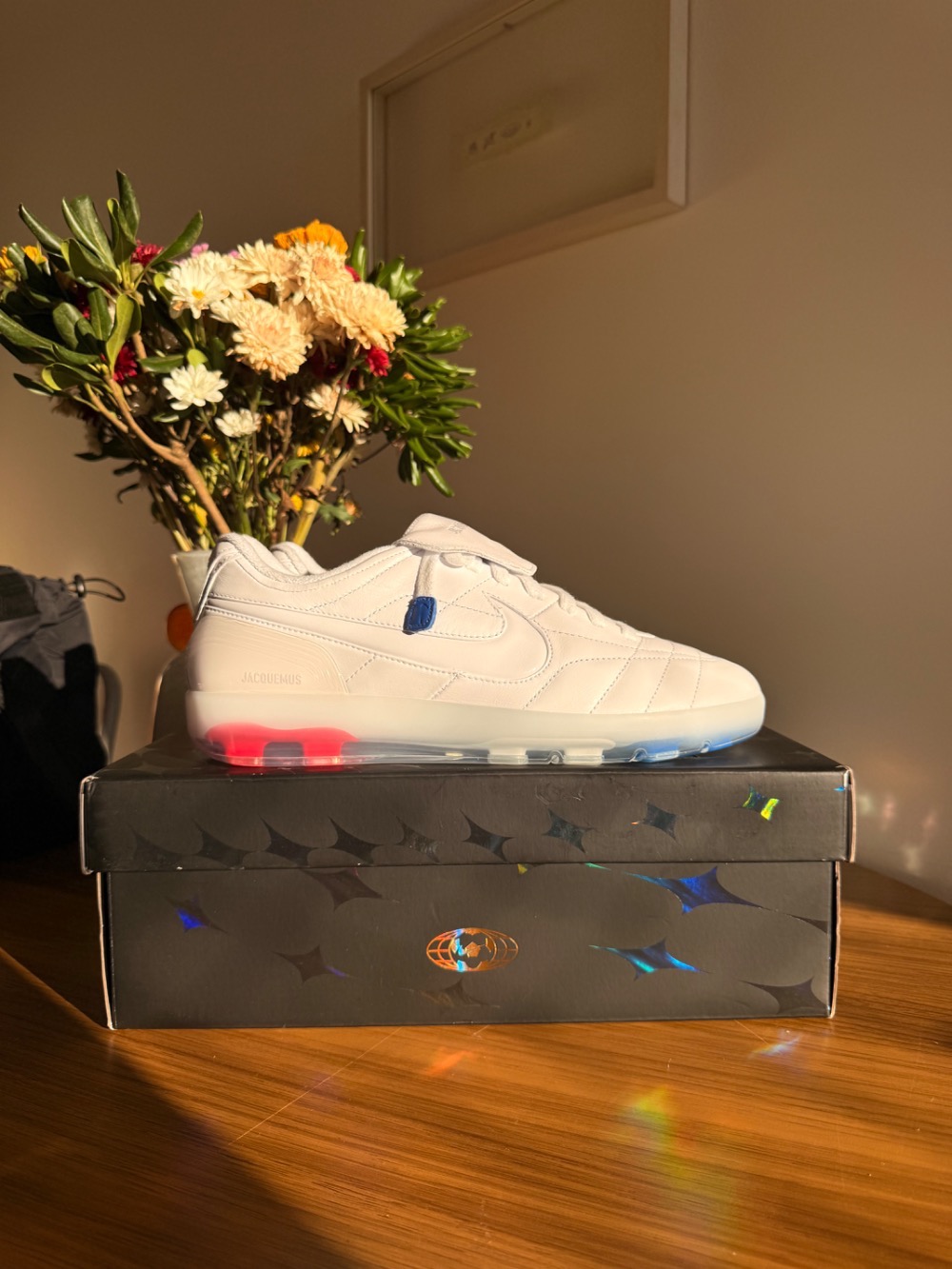 France x Jacquemus x Nike Cryoshot Tiempo R10 White Sport Royal — 43, Novo
