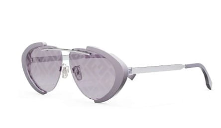 Óculos de sol Fendi, modelo FE40042U, cor 01C, tamanho 59