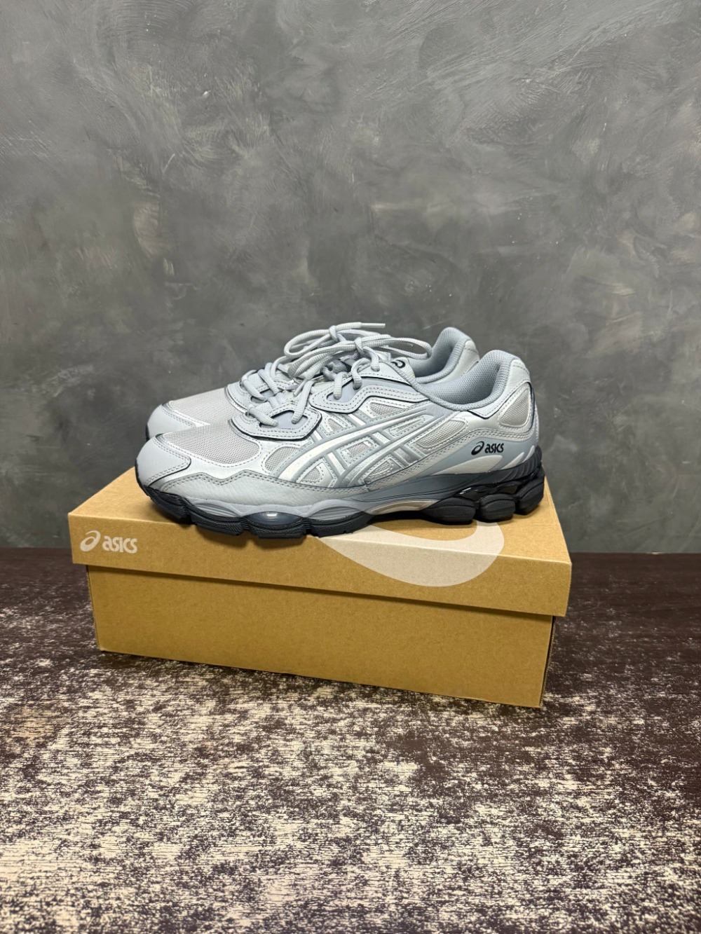 Asics Gel-NYC Mid Grey Sheet Rock — 43, Usado