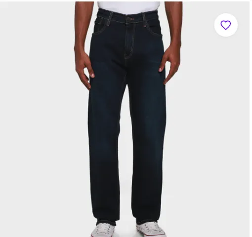Calca Levis 505 Regular Masculina Azul