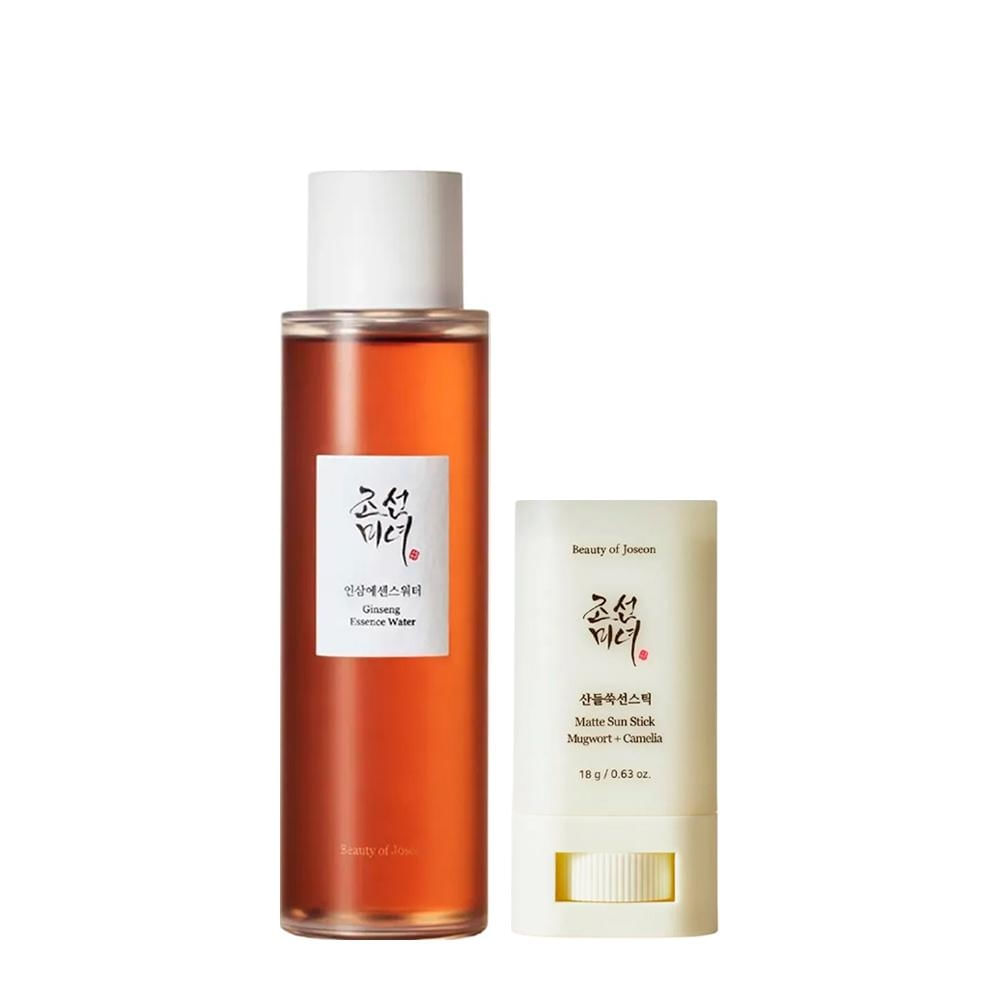 Kit Beauty of Joseon Ginseng Água Micelar 150ml + Camelia Matte Sun FPS50 Protetor Solar Facial 18g