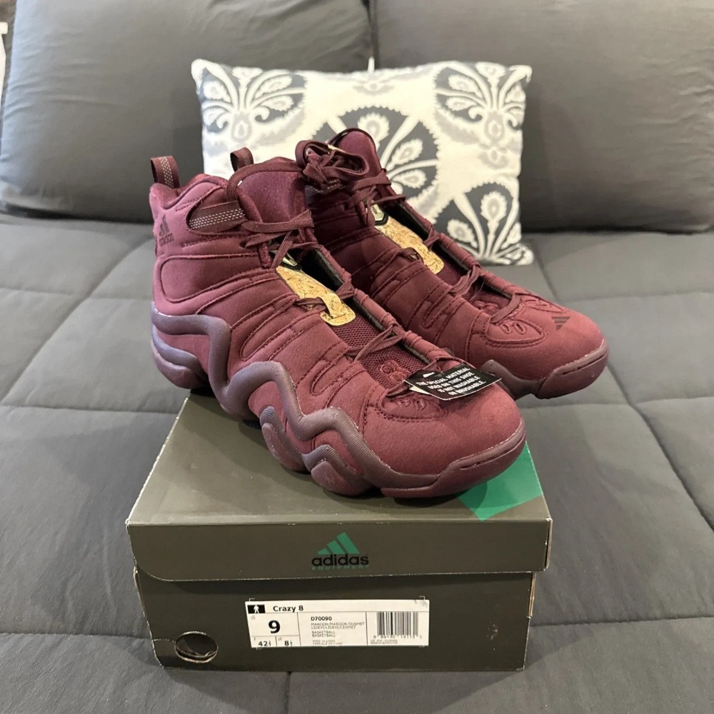 adidas Crazy 8 Kobe Vino Pack — 40.5 / 42 / 44, Novo