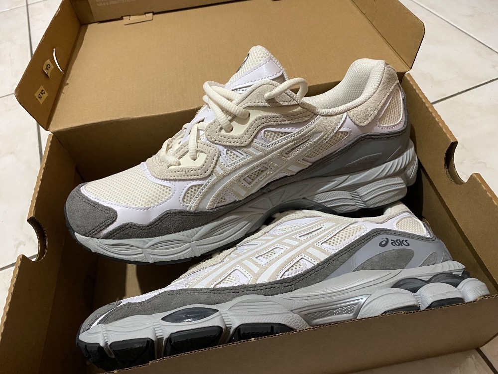 Asics Gel-NYC Gray White — 41, Novo