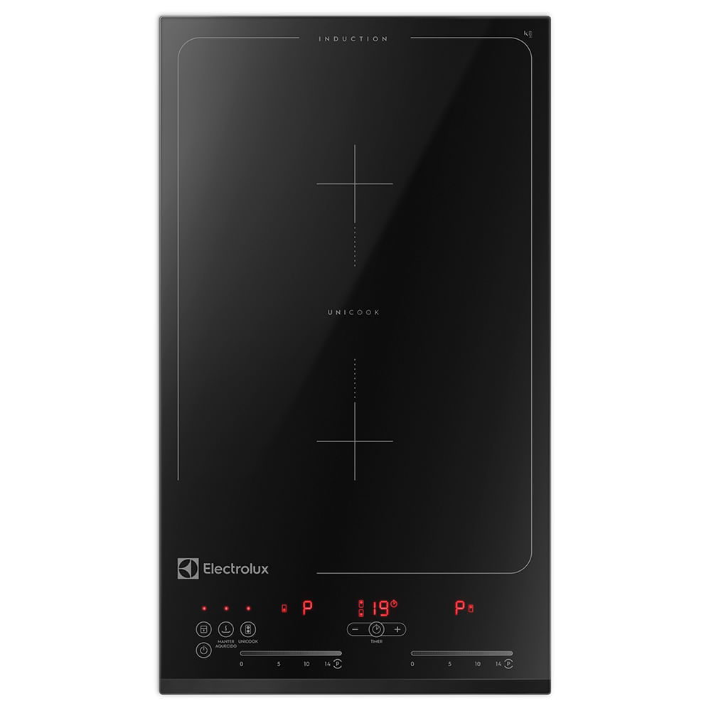 Cooktop 2 Bocas de Indução Electrolux com Unicook e Painel Touch (IC30) 220