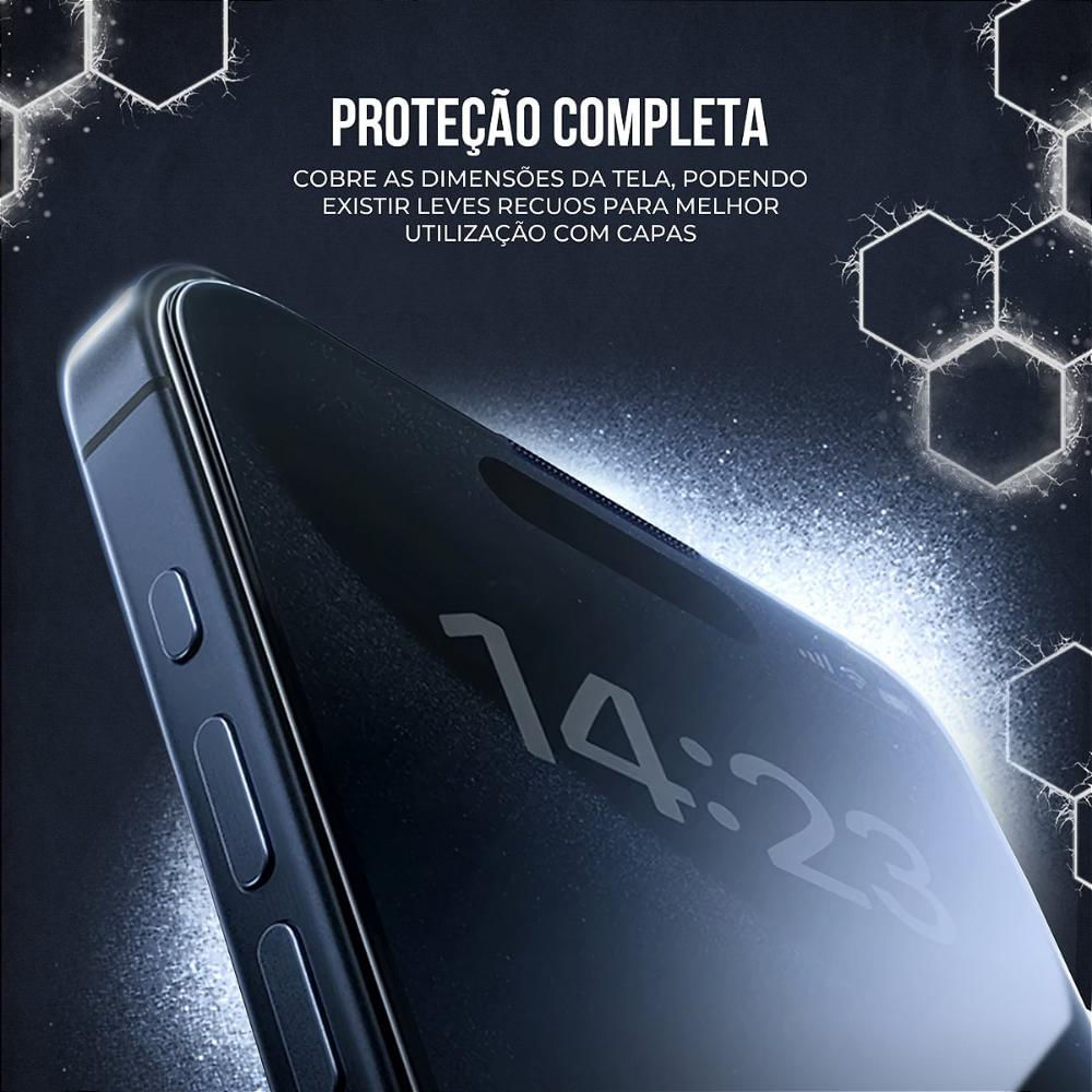Foto 3 de Película para iPhone 16 Pro Max - Ultra Glass - Preta - Gshield