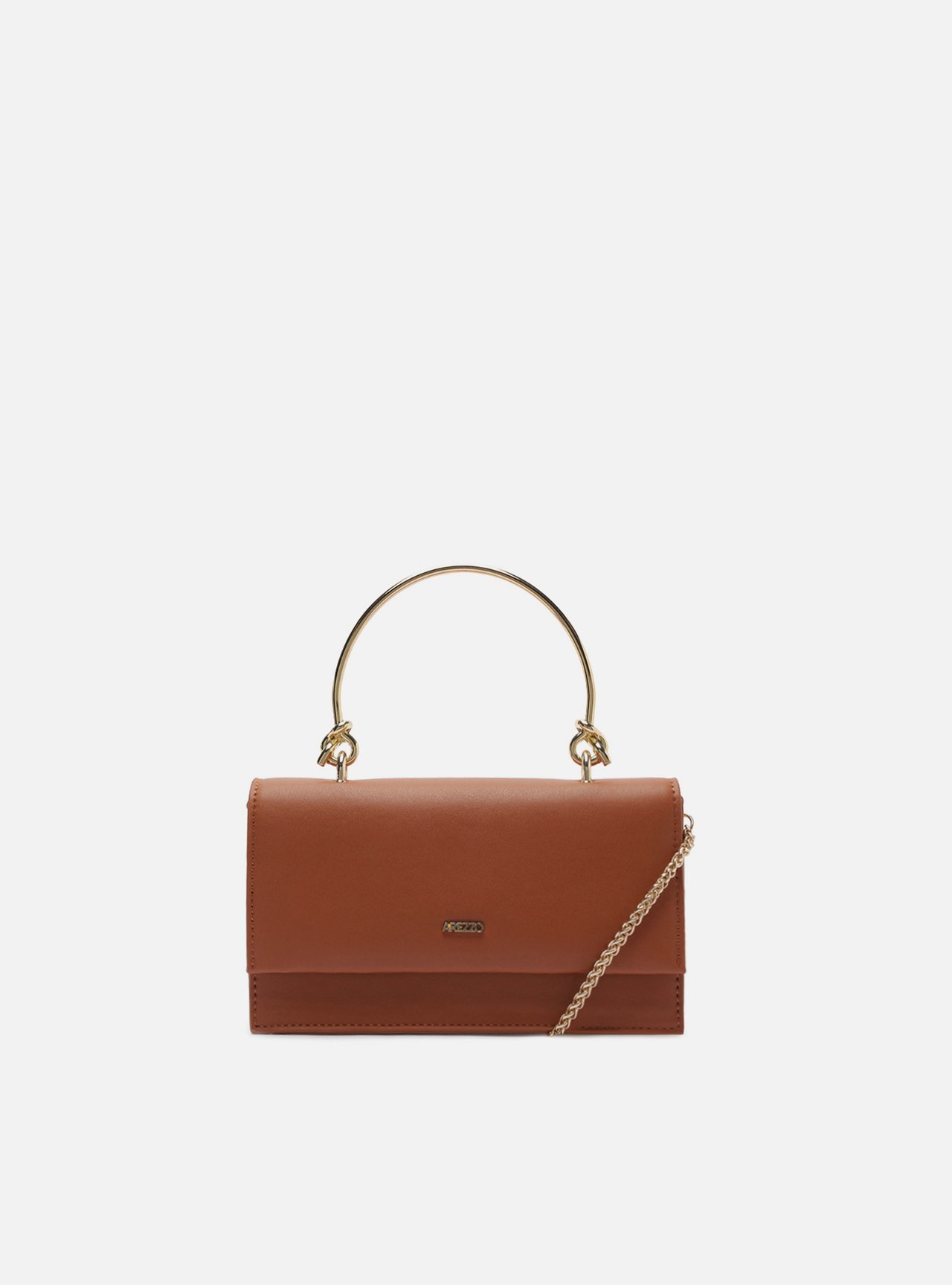 Bolsa Tiracolo Marrom Média Corrente