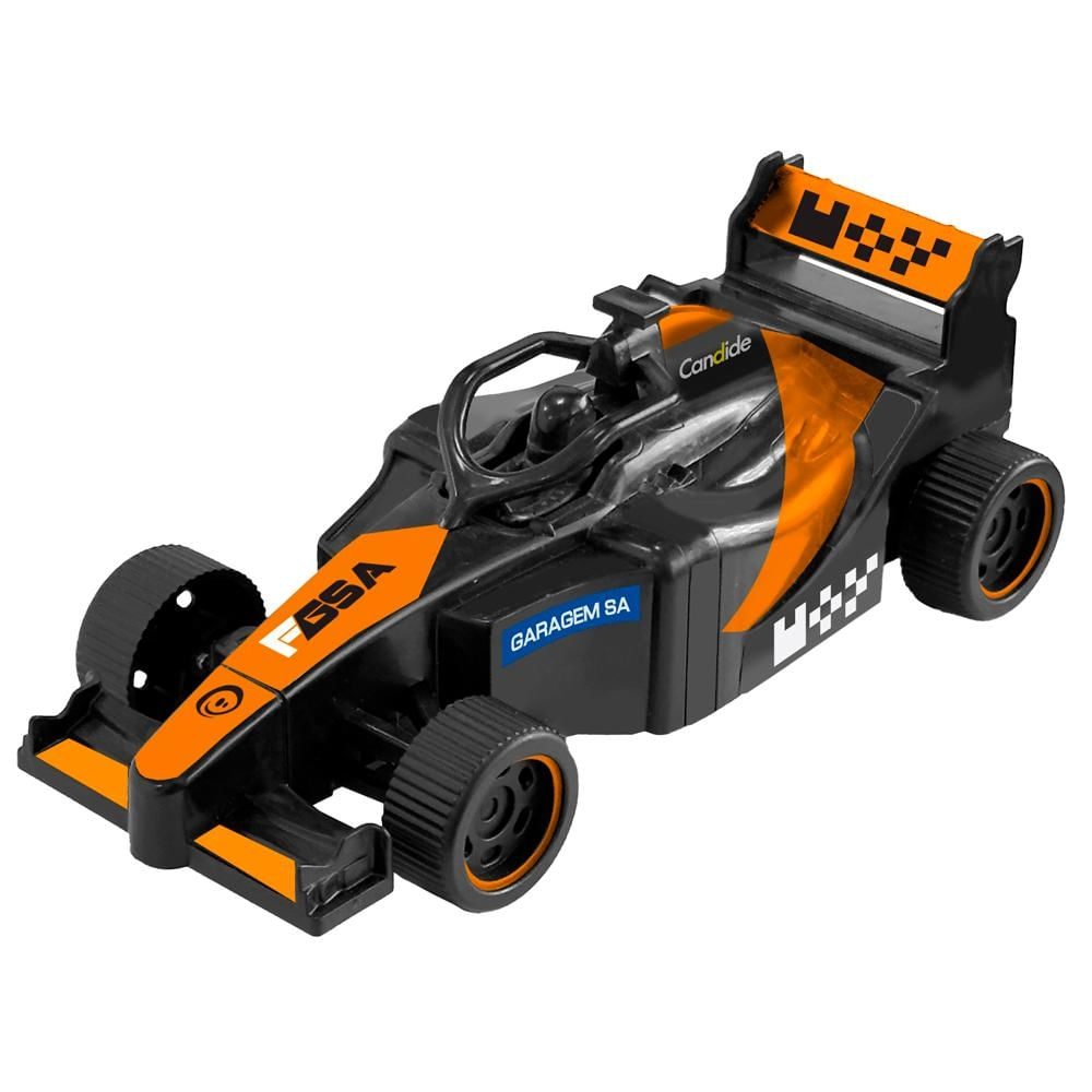 Foto 2 de Carrinho de Controle Remoto Fórmula GSA Racing Team Laranja
