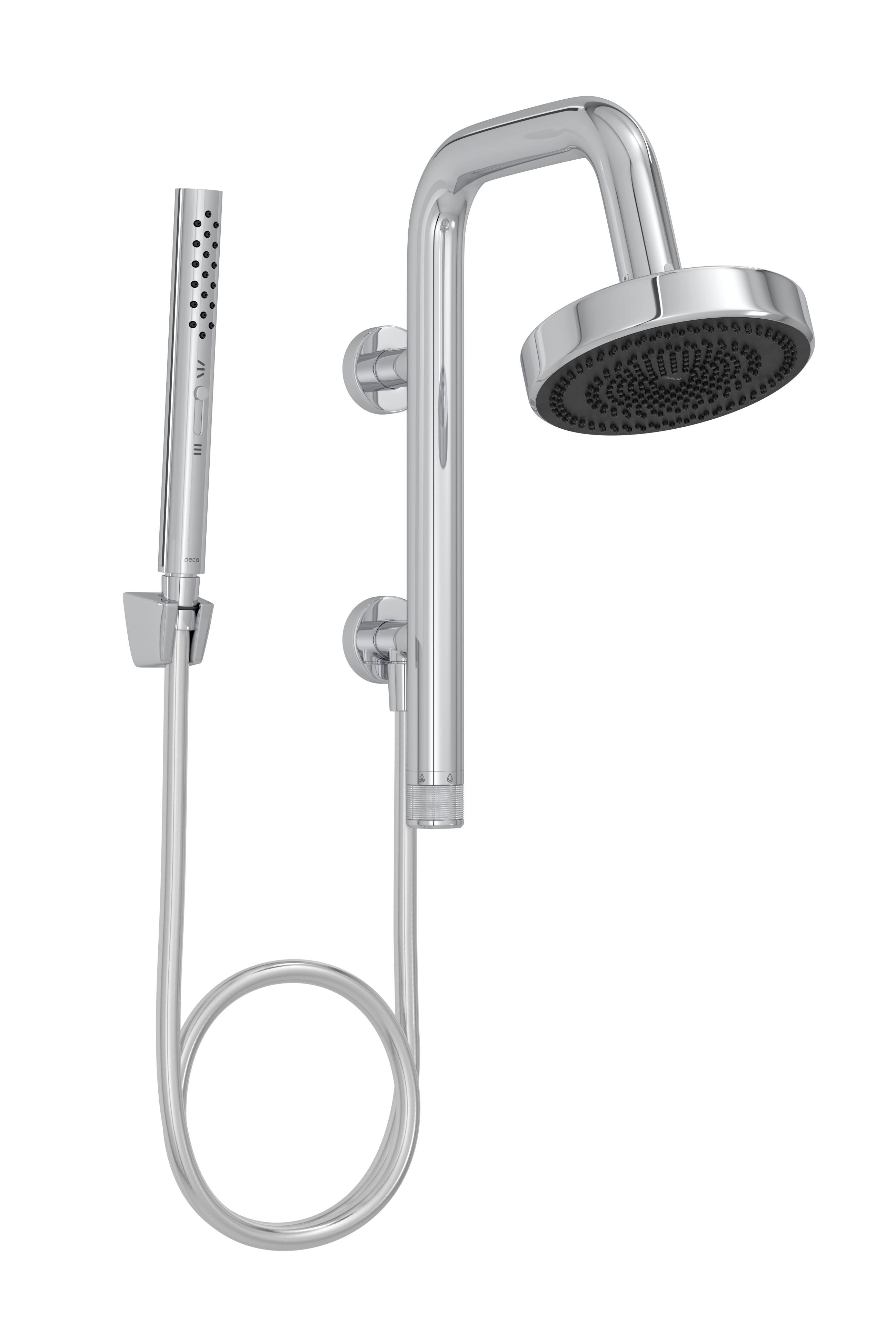 Chuveiro Select Eco 16Cm Redondo Parede Com Desviadorcromado