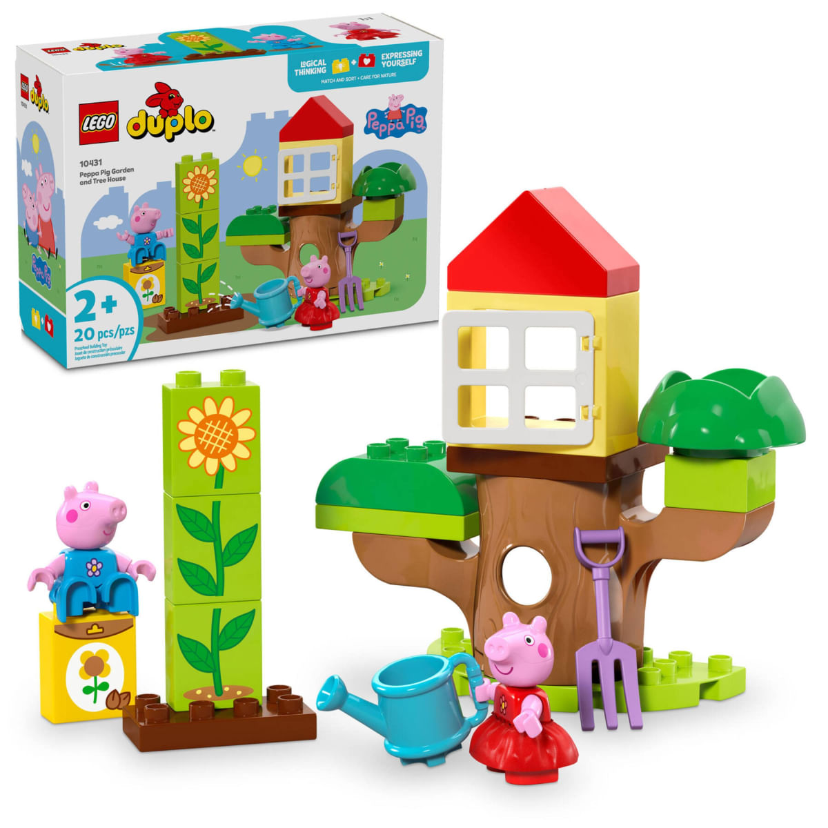 Foto 5 de LEGO® DUPLO® - Jardim e casa na árvore da Peppa Pig